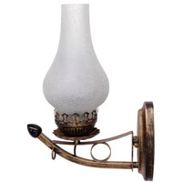 LED plamenné lampy - LED plamenová lampa 5W SMD Bronzová barva na zeď