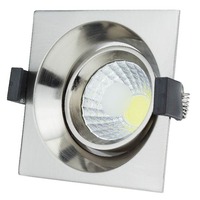 Vestavěný - LED COB Downlight náměstí Inox Build-In