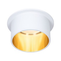 Koupelnová - P 93380 Vestavné svítidlo LED Gil 6W bílá mat zlatá IP44 2.700K 3-krokové-stmívatelné - PAULMANN
