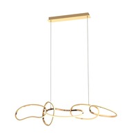 Podélná - ZUMA 003064-026727 MD7361-5A-EGT CHOLET závěsné svítidlo zlatá - ZUMALINE