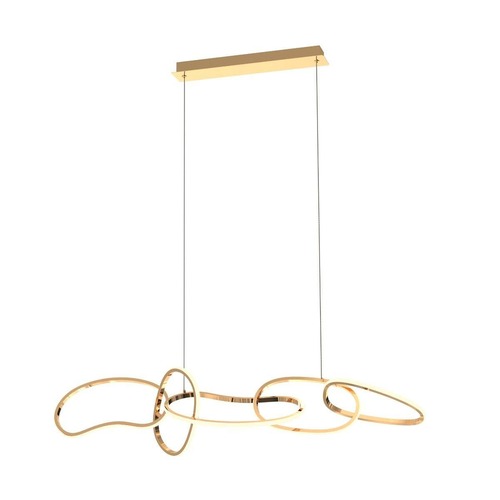 Podélná - ZUMA 003064-026727 MD7361-5A-EGT CHOLET závěsné svítidlo zlatá - ZUMALINE - foto 1