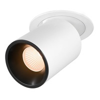 Kruhová - LA 1007041 NUMINOS® PROJECTOR L stropní zápustné svítidlo, 2700 K, 40°, válcové, bílé/černé - BIG WHITE (SLV)