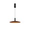 Kónická - LA 1010790 LALU® SET závěsné svítidlo, LED základna, ELYPSE 33, PHASE, délka závěsu 200 cm, 2700/3000 K, 40°, černá - BIG WHITE (SLV)