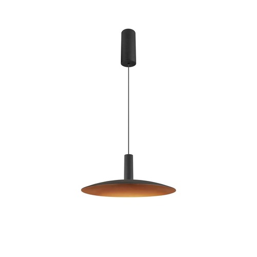 Kónická - LA 1010790 LALU® SET závěsné svítidlo, LED základna, ELYPSE 33, PHASE, délka závěsu 200 cm, 2700/3000 K, 40°, černá - BIG WHITE (SLV) - foto 1