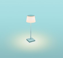 Na stůl - CEN MRGTU-043830 Nabíjecí stmívatelné stolní LED svítidlo MARGO tyrkysová 4W 3000K IP54 USB - CENTURY