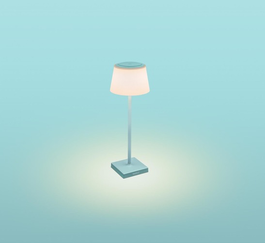 Na stůl - CEN MRGTU-043830 Nabíjecí stmívatelné stolní LED svítidlo MARGO tyrkysová 4W 3000K IP54 USB - CENTURY - foto 1