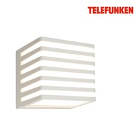 Nástěnná - TF 321904TF TELEFUNKEN LED venkovní nástěnné svítidlo, voděodolné a prachotěsné, kostka, světlešedá - BRILONER