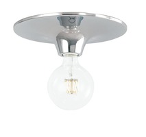 Dekorativní - FAN I-VESEVUS-PL30 CR Stropní svítidlo VESEVUS chrom, 1xE27, 30 x 30 x 8 cm - FANEUROPE