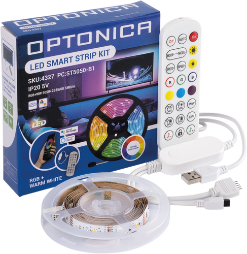 Sady LED pásků - TV LED pásek Set WIFI Controller + dálkové 60 LED diod - foto 1