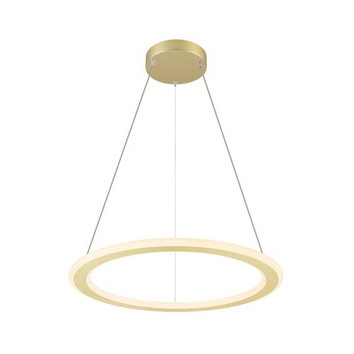 Kruhová - LA 1007857 ONE FLAT PD single, závěsná lampa, 180cm, 2700/3000K, PHASE, mosaz - BIG WHITE (SLV) - foto 1