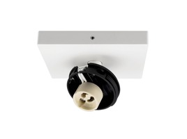 Bodová - IMPR 348264 Deko-Light stropní přisazené svítidlo Can Tilt hranatá základna, 1x 7,5 W GU10, bílá