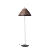 Sloupková - FARO 71569-07 SAIGON šedá/hnědá stojací lampa 2M W70 - FARO