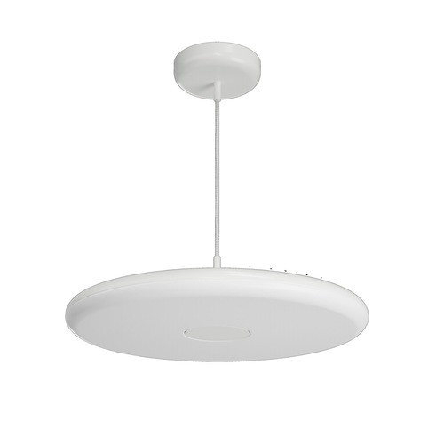 Kruhová - OS ZET60060 ZETA ST2 FP závěsné plastové svítidlo bílá IP40 3000 K 38W LED - OSMONT - foto 1