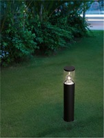 Sloupková - NV 9002874 Venkovní sloupkové svítidlo CETERA černý hliník a akryl E27 1x12W 220-240V IP54 bez žárovky - NOVA LUCE