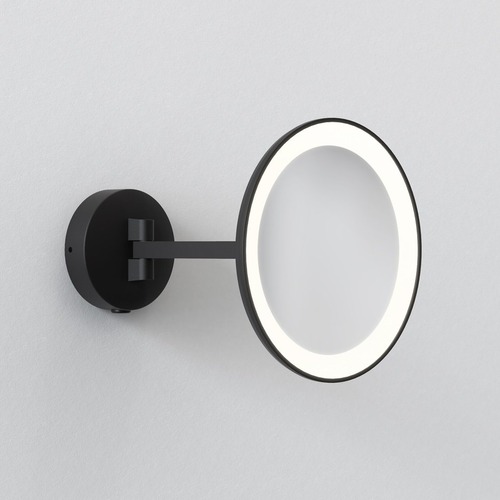 Koupelnová - AST 1373022 Nástěnné zrcadlo Mascali Round LED matná černá - ASTRO Lighting - foto 1