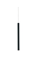 Lišty a příslušenství EUTRAC - FAN LED-OBOE-SC NERO Závěsné svítidlo 3‑fázový systém LED BINARIO OBOE černá hliník 3,5 W 240 lm 3000 K 150 x 2,5 cm - FANEUROPE