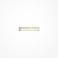 Podélná - M MOD366WL-L9BS3K Nástěnné svítidlo Albatre 3000K 8W teplá bílá mosaz kov - MAYTONI