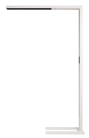 Stojací lampy - IMPR 343024X VÝPRODEJ VZORKU - Stojací lampa Three Motion LED 80W 9600lm 4000K matná bílá - LIGHT IMPRESSIONS