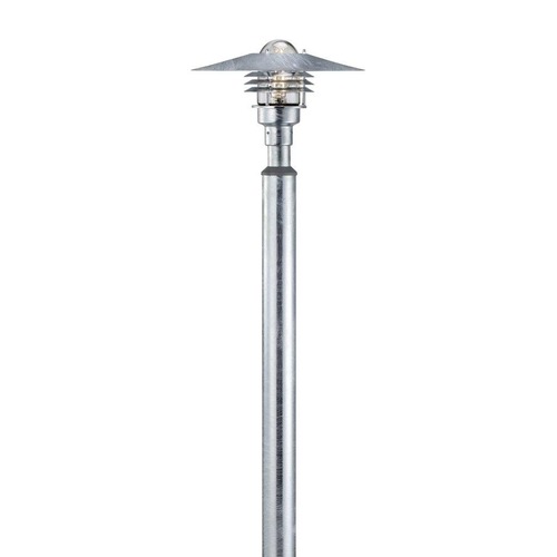 Sloupková - NOR 25168031 Venkovní sloupkové svítidlo Vejers 2M 1x60W E27 galvanizovaná čirá - NORDLUX - foto 1