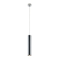Dekorativní - FAN I-FLUKE-S30 CR Závěsné svítidlo Fluke, kruhové, chrom, 1 x GU10, 5,5 x 6 x 200 cm - FANEUROPE