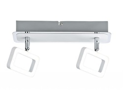 Bodová - P 66639 Spotové svítidlo Frame LED bílá / chrom vč.zdroje 2x4,5W - PAULMANN