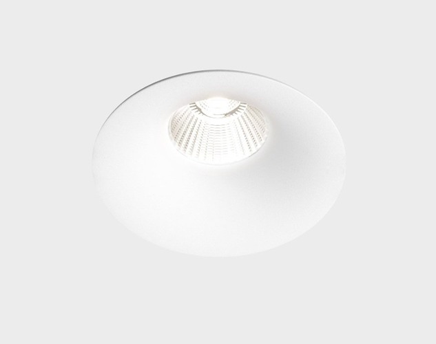 Kruhová - KHL K50150.03.RF.WH-WH.38.ST.9.40 Zápustné svítidlo LUXO Ø120mm bílé 38° 20W 4000K RA90 IK05 - Kohl Lighting - foto 1