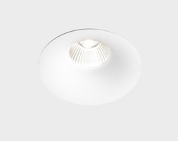 Kruhová - KHL K50150.03.RF.WH-WH.38.ST.9.40 Zápustné svítidlo LUXO Ø120mm bílé 38° 20W 4000K RA90 IK05 - Kohl Lighting