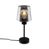 Stolní lampy dekorační - BRILO 7617015 Stolní lampa, 35,5 cm, 1x E27, max. 10W, černá - BRILONER