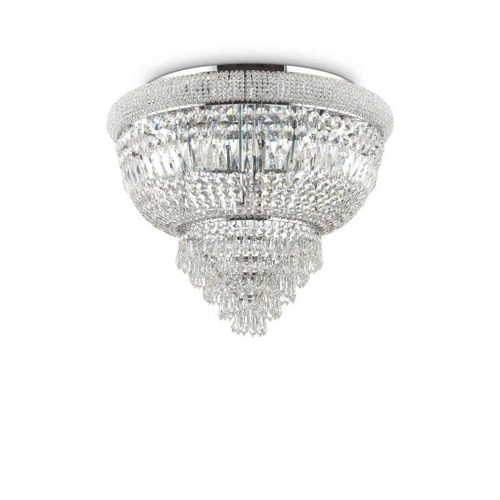 Dekorativní - ILUX 207162 Stropní svítidlo Ideal Lux Dubai PL3 cromo 207162 3x40W chromové 32cm - IDEALLUX - foto 1