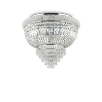 Dekorativní - ILUX 207162 Stropní svítidlo Ideal Lux Dubai PL3 cromo 207162 3x40W chromové 32cm - IDEALLUX