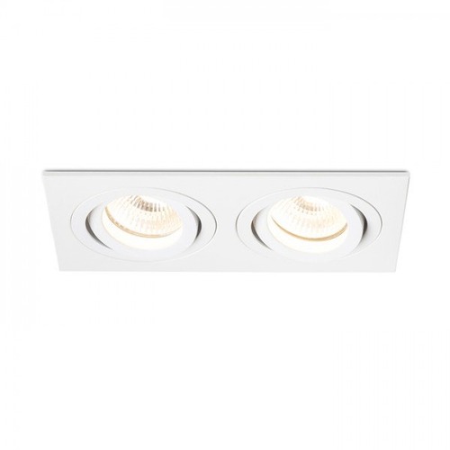 Hranatá - RED R12713 PASADENA GU10 SQ II zápustná bílá 230V GU10 2x50W - RED - DESIGN RENDL - foto 1