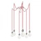 Sestavte si sami - RED R11786 KOMBIX 6 závěsná sada CHZ+ČEK+CHO  230V E27 6x28W - RED - DESIGN RENDL