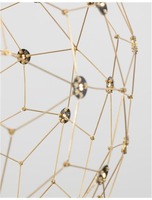 Koule - NV 9186001 Závěsné svítidlo SOLE zlatý kov LED 21.6W 230V 3000K IP20 - NOVA LUCE