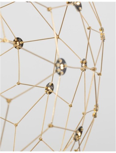 Koule - NV 9186001 Závěsné svítidlo SOLE zlatý kov LED 21.6W 230V 3000K IP20 - NOVA LUCE - foto 1