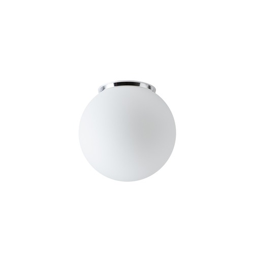 Kruhová - OS STY44987 STYX 2 stropní/nástěnné skleněné svítidlo chrom / bílá IP65 25W E27 - OSMONT - foto 1