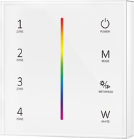 Stmívače a regulátory proužků - 4 zóny RGB/RGBW Dálkové ovládání