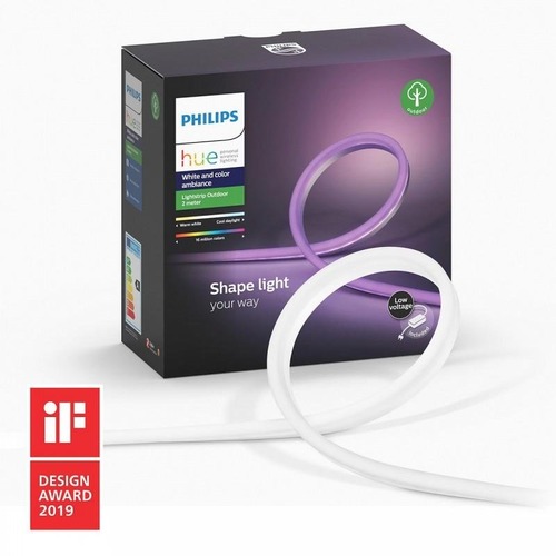 SmartHome Paul Neuhaus - PH 8718699709839 Hue Bluetooth VENKOVNÍ LED PÁSEK 19W 2000-6500K IP67, 16 mil. barev, 2m - PHILIPS (929002289002) - foto 1