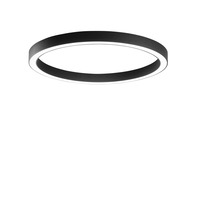 Kruhová - FAN LED-DEMOS-PL120-NER Stropní LED svítidlo DEMOS černá, 120 W, 13200 lm, CCT, 120 x 8,5 cm - FANEUROPE