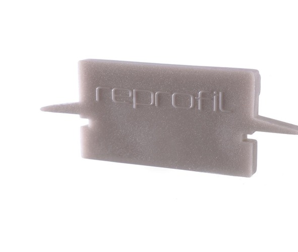 Krytky pro Al profily - IMPR 979131 Koncovka H-ET-01-15 šedá 30 mm 2 ks - LIGHT IMPRESSIONS - foto 1