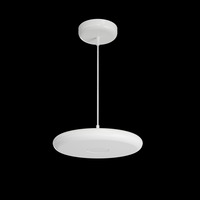 Kruhová - OS ZET60048 ZETA ST1 FP závěsné plastové svítidlo bílá IP40 3000 K 31W LED - OSMONT