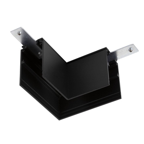 Lištové Magnetic SLV - LA 1006583 L-spojka mechanická 48 V TRACK, pro nástavbovou lištu hlub., vpravo, černá - BIG WHITE (SLV) - foto 1