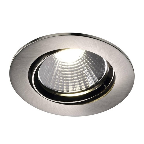 Kruhová - NOR 47570132 Vestavné svítidlo Fremont 2700K 1-Kit 5,5W LED kartáč. ocel - NORDLUX - foto 1