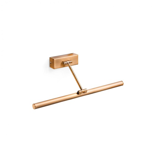 Nad obrazy/zrcadla - FARO 61084 MAGRITTE 450 svítidlo nad obrazy, starozlatá, 8W - FARO - foto 1