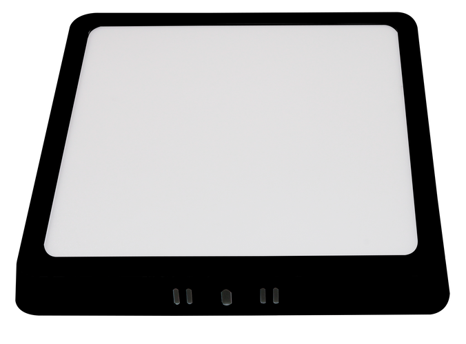 LED panely - 18W LED Surface Panel Square 3CCT Černá - foto 1