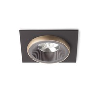 Hranatá - RED R13252 SHARM SQ I zápustná hnědá/perleťová zlatá 230V LED 10W 24° 3000K - RED - DESIGN RENDL