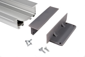 Krytky pro Al profily - IMPR 978251 Koncovka C-P-EL-02-10 sada 2ks - LIGHT IMPRESSIONS