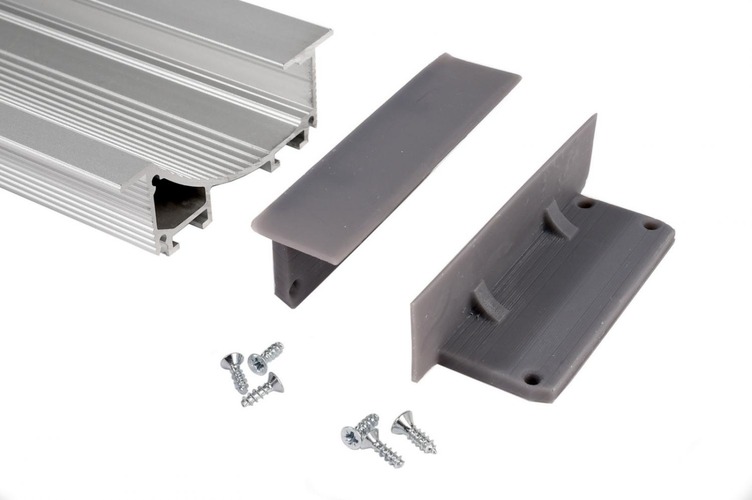 Krytky pro Al profily - IMPR 978251 Koncovka C-P-EL-02-10 sada 2ks - LIGHT IMPRESSIONS - foto 1