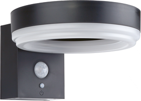 LED zahradní světla - LED nástěnná solární lampa PIR senzor