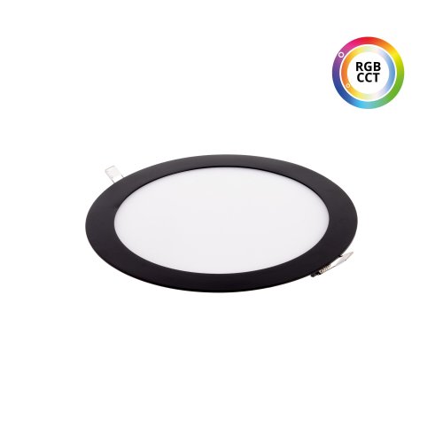 LED panely kruhové - LED panel 24V 18W RGBCCT 24KB18 kulatý - foto 1