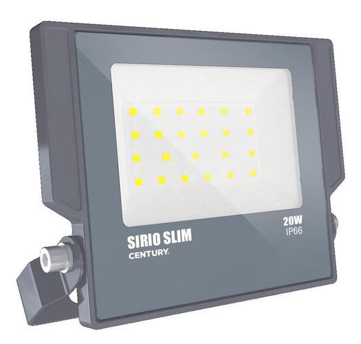 Reflektory - CEN SRS-209560 LED reflektor SIRIO SIRIO SLIM 20W 6000K 110d 147x160x28mm IP66 IK08  - CENTURY - foto 1